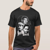 Patrice Lumumba Thomas Sankara Steve Biko T-shirt (Voorkant)