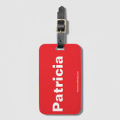 Patricia Bagagelabel (Voorkant (verticaal))