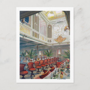 Patricia Dining Hall, Hamburg-America Line Briefkaart