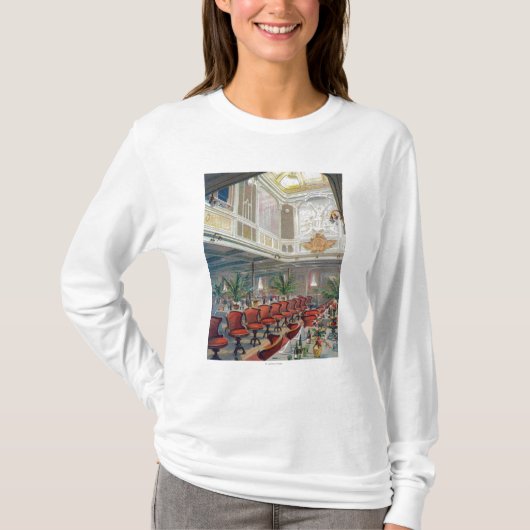 Patricia Dining Hall, Hamburg-America Line T-shirt (Voorkant)