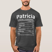PATRICIA Nutrition Persoonlijke benaming Funny Gif T-shirt (Voorkant)
