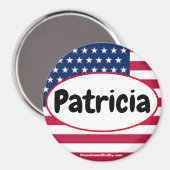 Patricia Patriotic magnet (Voorkant / Achterkant)