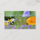 Patricia Sanders Fotografie Visitekaartje (Achterkant)