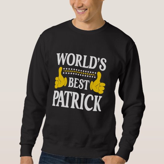 Patrick Achternaam Team Familie Achternaam World's Trui (Voorkant)