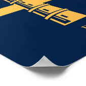 Patrick Briggs Art-logo — Vuurtorenkruis Poster (Hoek)