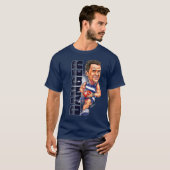 Patrick Dangerfield T-Shirt - AFL - Geelong Cats (Voorkant volledig)
