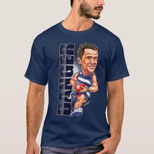 Patrick Dangerfield T-Shirt - AFL - Geelong Cats (Voorkant)
