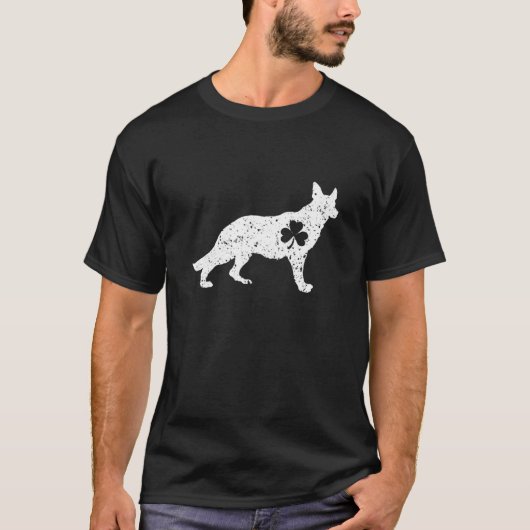 Patrick Day Duitse Herdershond  St Patrick's Day T-shirt (Voorkant)