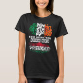 Patrick Day irish Ireland root Magyar Hungary Flag T-shirt (Voorkant)
