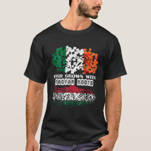 Patrick Day irish Ireland root Magyar Hungary vlag T-shirt