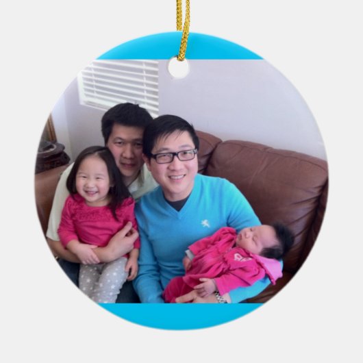 Patrick en Dominic Keramisch Ornament (Voorkant)