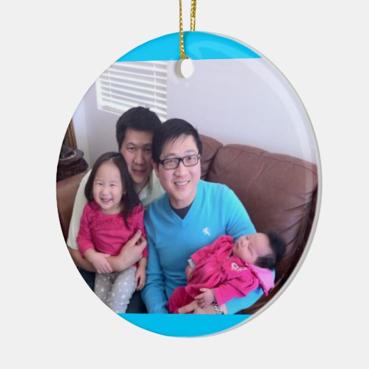 Patrick en Dominic Keramisch Ornament (Links)