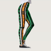  Patrick Green Irish Flag Clover Shamrock L Leggings (Rechts)