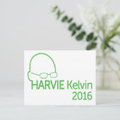 Patrick Harvie Kelvin 2016 Briefkaart (Staand voorkant)