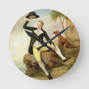 Patrick Heatly, c.1783-87 (olie op canvas) Ronde Klok