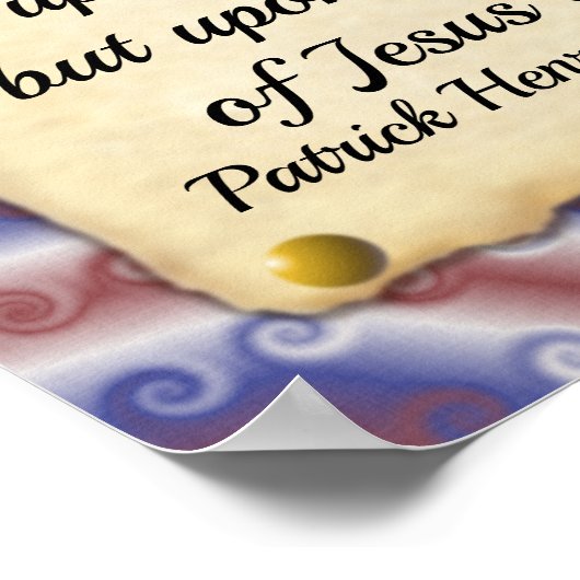 Patrick Henry America Quote Poster (Hoek)