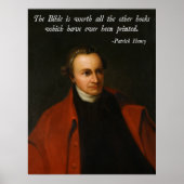 Patrick Henry Bible Poster (Voorkant)