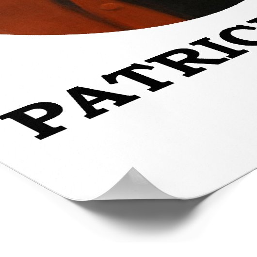 Patrick Henry Lamp over de toekomst Poster (Hoek)