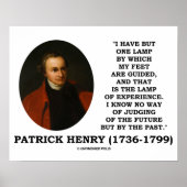 Patrick Henry Lamp over de toekomst Poster (Voorkant)