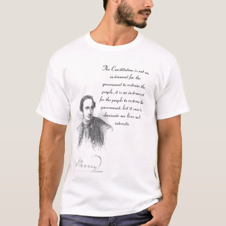 Patrick Henry over het grondwettelijke shirt