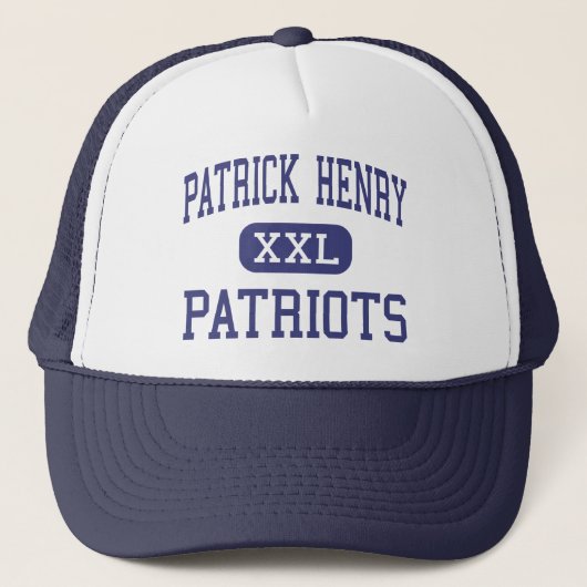 Patrick Henry - Patriots - High - Hamler Ohio Trucker Pet (Voorkant)