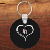 Patrick Henry Patriots Logo Half Heart Slogan Hs Sleutelhanger (Voorkant)