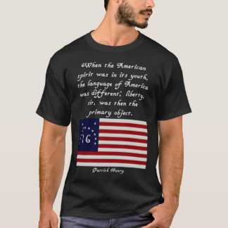 Patrick Henry Quote Flag T-shirt V. 2