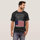 Patrick Henry Quote Flag T-shirt V. 2 (Voorkant volledig)