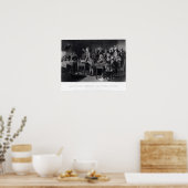 Patrick Henry richt zich tot de Virginia Assembly Poster (Keuken)