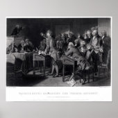 Patrick Henry richt zich tot de Virginia Assembly Poster (Voorkant)