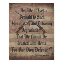 Patrick Henry Right to Beer Arms Quotation