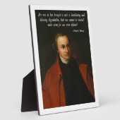 Patrick Henry Second Amendment Fotoplaat (Zijkant)