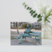 Patrick Kavenagh - Irish Poet Sculpture Briefkaart (Staand voorkant)