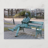 Patrick Kavenagh - Irish Poet Sculpture Briefkaart (Voorkant)