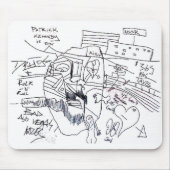 patrick kennedy print muismat (Voorkant)