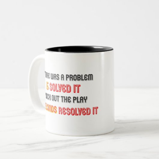 Patrick Mahome Dertien seconden Tweekleurige Koffiemok (Voorkant links)