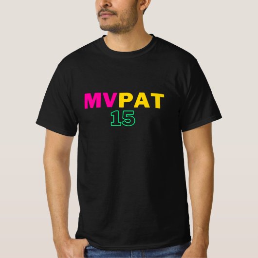 Patrick mahome mvp. t-shirt (Voorkant)