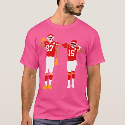 Patrick Mahomes en Travis Kelce T-shirt (Voorkant)