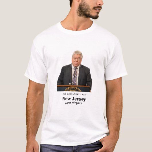 Patrick Morrisey, 'Gentleman uit New Jersey' T-shirt (Voorkant)