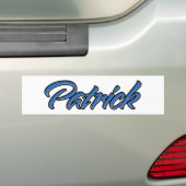 Patrick Name blue Aufkleber Sticker Autoaufkleber (Op auto)