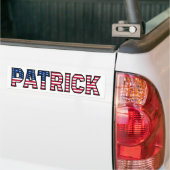 Patrick Name Vorname USA Aufkleber Sticker Auto (Op Truck)