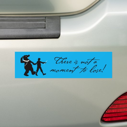 Patrick O'Brian Bumpersticker geen moment (Op auto)