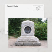 PATRICK "PADDY" O'RORKE BRIEFKAART (Voorkant / Achterkant)