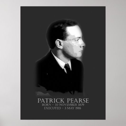 Patrick Pearse Pasen 1916 Ierse Republikein Poster (Voorkant)