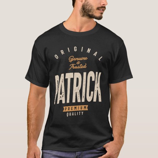 Patrick Personalized Name - Funny Patrick T-shirt (Voorkant)