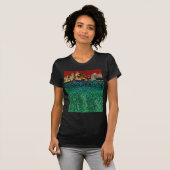 Patrick Ranch, Chico, CA (rood en groen) T-shirt (Voorkant volledig)
