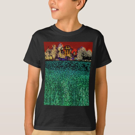 Patrick Ranch, Chico, CA (rood en groen) T-shirt (Voorkant)