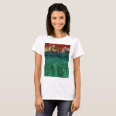 Patrick Ranch, Chico, CA (rood en groen) T-shirt (Voorkant volledig)