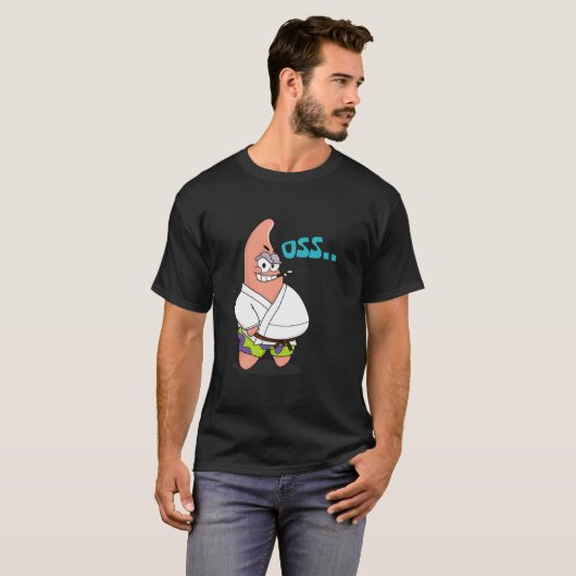 Patrick Star BJJ Brown Belt T-shirt (Voorkant volledig)