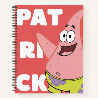Patrick Star Geïnspireerd Notitieboek 